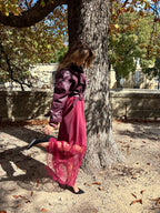 Jupe longue dentelle