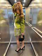 Jupe courte à sequins