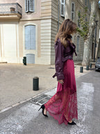 Jupe longue dentelle