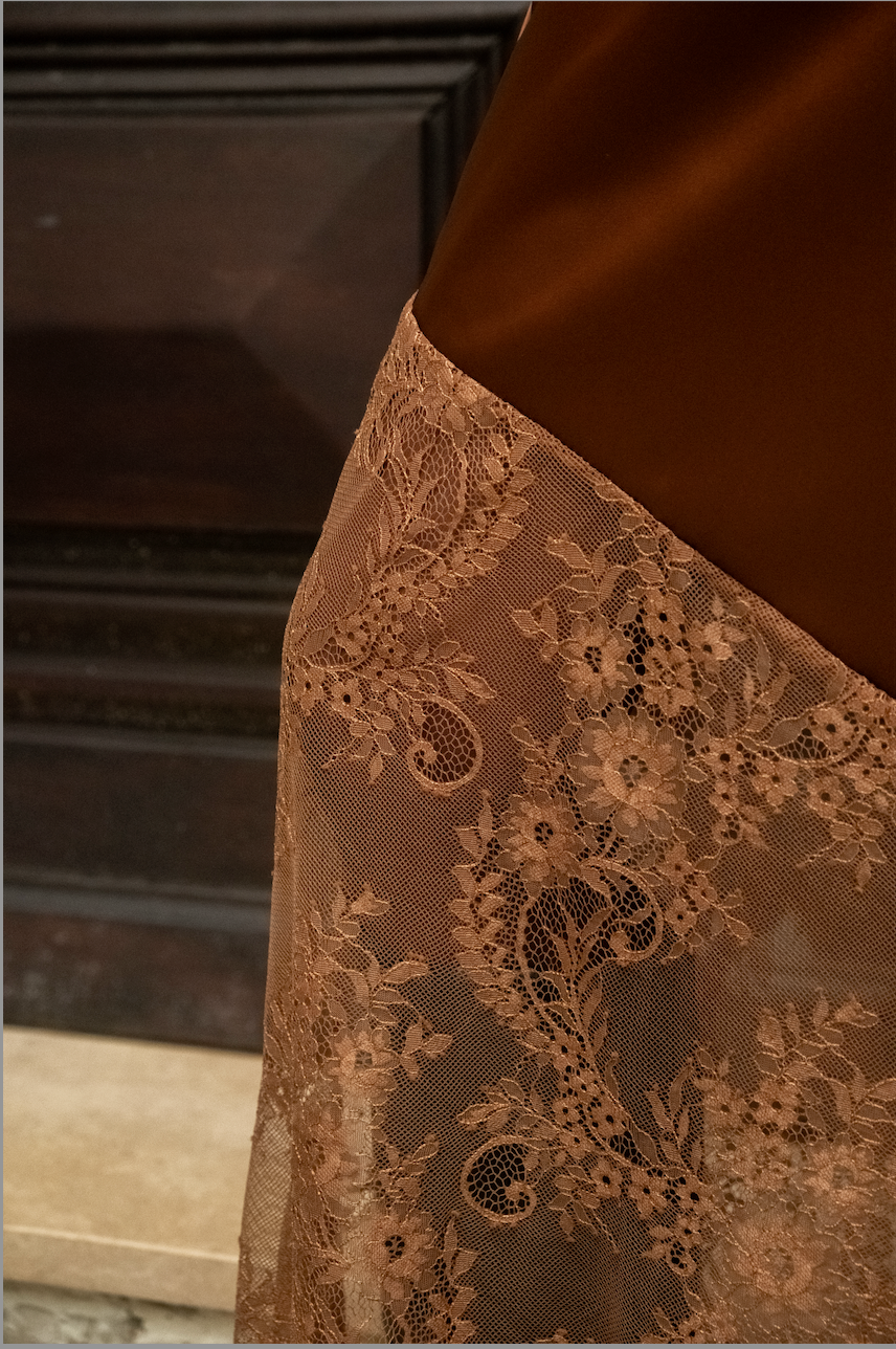 Jupe longue dentelle