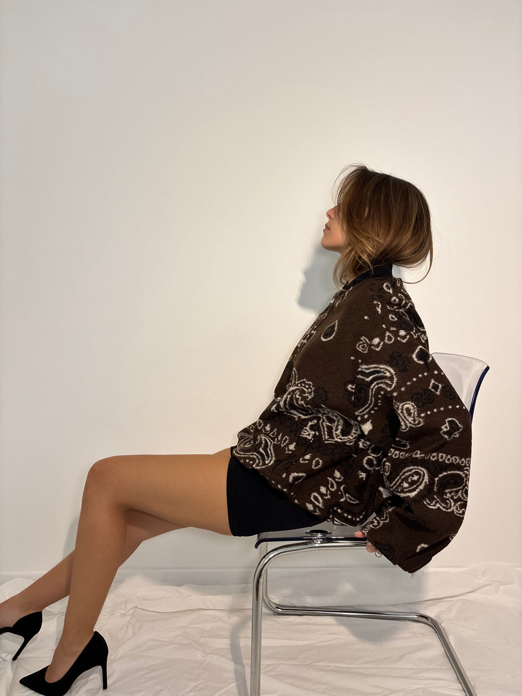 Veste bomber chocolat