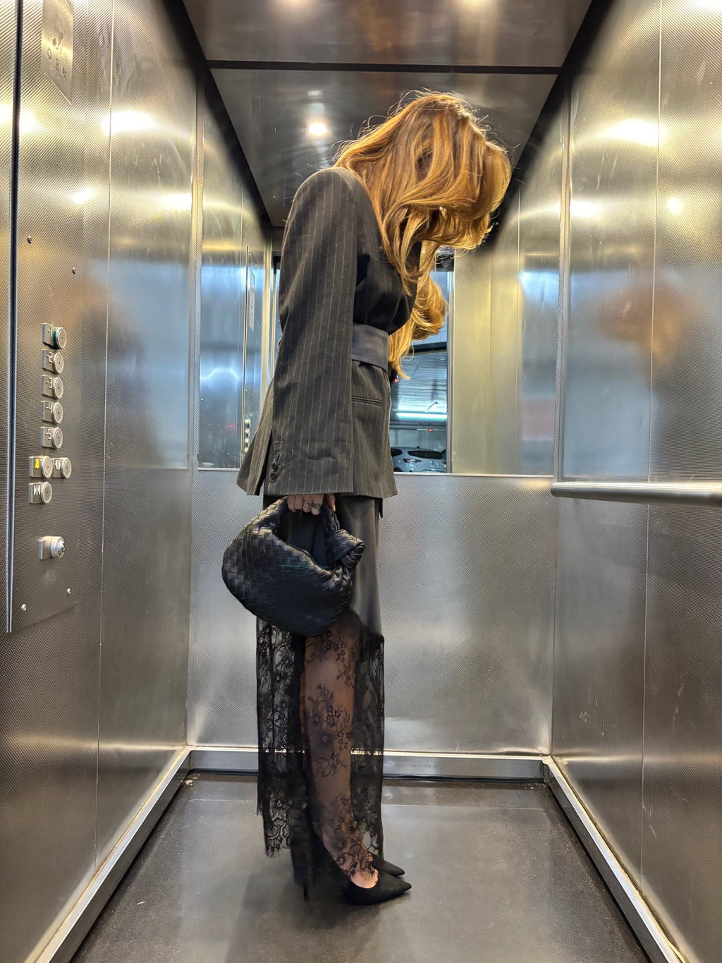 Jupe longue dentelle